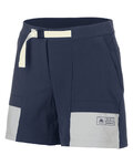 SCOTT Pantaloni scurți de ciclism fără bretele - EXPLORAIR ESCAPE W - albastru/gri