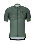 SCOTT Tricou de ciclism cu mânecă scurtă - RC ENDURANCE - verde