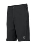 SCOTT Pantaloni scurți de ciclism fără bretele - VERTIC LT W/PAD - negru