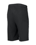 SCOTT Pantaloni scurți de ciclism fără bretele - VERTIC LT W/PAD - negru