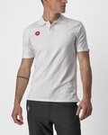 CASTELLI Tricou de ciclism cu mânecă scurtă - RACE DAY POLO - alb
