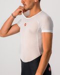 CASTELLI Tricou de ciclism cu mânecă scurtă - PRO ISSUE - alb