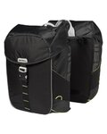BASIL Geantă de ciclism - MILES DOUBLE BAG - negru/verde