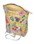 BASIL Geantă de ciclism - BLOOM SHOPPER - galben/roșu