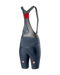 CASTELLI Pantaloni scurți de ciclism cu bretele - FREE AERO 4 W - albastru