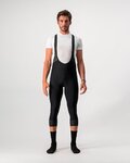CASTELLI Pantaloni de ciclism 3/4 cu bretele - TUTTO NANO - negru