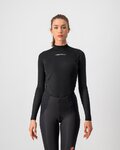 CASTELLI Tricou de ciclism cu mânecă lungă - FLANDERS 2 W WARM - negru