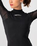 CASTELLI Tricou de ciclism cu mânecă lungă - FLANDERS 2 W WARM - negru