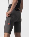 CASTELLI Pantaloni scurți de ciclism cu bretele - UNLIMITED - verde