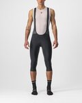 CASTELLI Pantaloni de ciclism 3/4 cu bretele - ENTRATA - negru