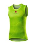 CASTELLI Tricou de ciclism fără mâneci - PRO MESH - galben