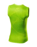 CASTELLI Tricou de ciclism fără mâneci - PRO MESH - galben