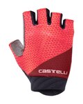 CASTELLI Mănuși de ciclism fără degete - ROUBAIX GEL 2W - roz