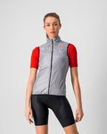 CASTELLI Vestă de ciclism - ARIA W VEST - argintiu