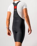 CASTELLI Pantaloni scurți de ciclism cu bretele - NANO FLEX PRO RACE - negru