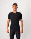 CASTELLI Tricou de ciclism cu mânecă scurtă - PROSECCO TECH - negru