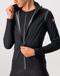 CASTELLI Jachetă termoizolantă de ciclism - ALPHA ROS 2 W LIGHT - negru