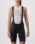 CASTELLI Pantaloni scurți de ciclism cu bretele - PREMIO BLACK - negru