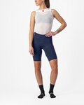 CASTELLI Pantaloni scurți de ciclism fără bretele - PREMIO BLACK - albastru