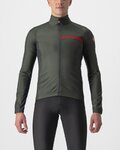 CASTELLI Jachetă rezistentă la vânt de ciclism - SQUADRA STRETCH - verde