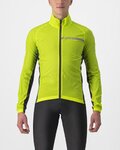 CASTELLI Jachetă rezistentă la vânt de ciclism - SQUADRA STRETCH - verde deschis