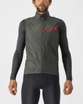 CASTELLI Jachetă rezistentă la vânt de ciclism - SQUADRA STRETCH - verde