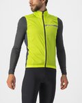 CASTELLI Jachetă rezistentă la vânt de ciclism - SQUADRA STRETCH - verde deschis