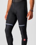 CASTELLI Pantaloni de ciclism lungi cu bretele - POLARE 3 - negru