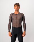 CASTELLI Tricou de ciclism cu mânecă lungă - MIRACOLO WOOL - gri