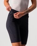 CASTELLI Pantaloni scurți de ciclism fără bretele - UNLIMITED W BAGGY - negru