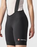 CASTELLI Pantaloni scurți de ciclism cu bretele - ENDURANCE W - negru