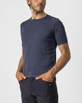 CASTELLI Tricou de ciclism cu mânecă scurtă - TECH 2 TEE - albastru
