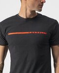 CASTELLI Tricou de ciclism cu mânecă scurtă - VENTAGLIO TEE - negru