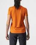 CASTELLI Tricou de ciclism cu mânecă scurtă - TECH 2 TEE - portocaliu