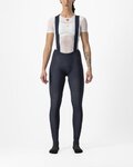 CASTELLI Pantaloni de ciclism lungi cu bretele - FREE AERO RC W DT - albastru