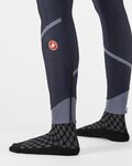 CASTELLI Pantaloni de ciclism lungi cu bretele - VELOCISSIMA DT - albastru