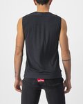 CASTELLI Tricou de ciclism fără mâneci - BANDITO WOOL - negru