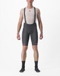CASTELLI Pantaloni scurți de ciclism cu bretele - FREE AERO RC CLASSIC - gri/roz