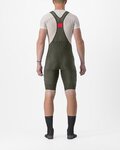 CASTELLI Pantaloni scurți de ciclism cu bretele - UNLIMITED CARGO - verde