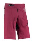 KENNY Pantaloni scurți de ciclism fără bretele - FACTORY - bordo