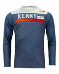 KENNY Tricou de ciclism cu mânecă lungă de vară - ELITE - albastru