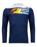 KENNY Tricou de ciclism cu mânecă lungă de vară - ELITE - albastru