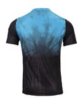 KENNY Tricou de ciclism cu mânecă scurtă - CHARGER - negru/turcoaz