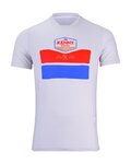 KENNY Tricou de ciclism cu mânecă scurtă - INDY 24 - alb