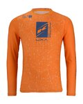 KENNY Tricou de ciclism cu mânecă lungă de vară - PROLIGHT KID 24 - portocaliu
