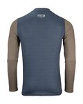 KENNY Tricou de ciclism cu mânecă lungă de vară - CHARGER 24 - maro/gri