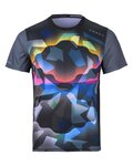 KENNY Tricou de ciclism cu mânecă scurtă - PATROL 25 - negru/multicolor