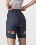 CASTELLI Pantaloni scurți de ciclism fără bretele - PRIMA - gri/portocaliu