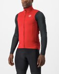 CASTELLI Vestă de ciclism - PRO THERMAL MID - roșu