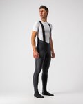 CASTELLI Pantaloni de ciclism lungi cu bretele - SORPASSO ROS WIND - negru